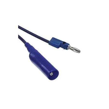 Fluke Allig Cl, Banana Plug Blue, Mto, Bulk Em1166606 24Each EM1166-60-6#
